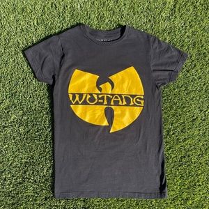 Wu-Tang T-Shirt Women’s Small Faded-Black Yellow Graphic Tee 2021